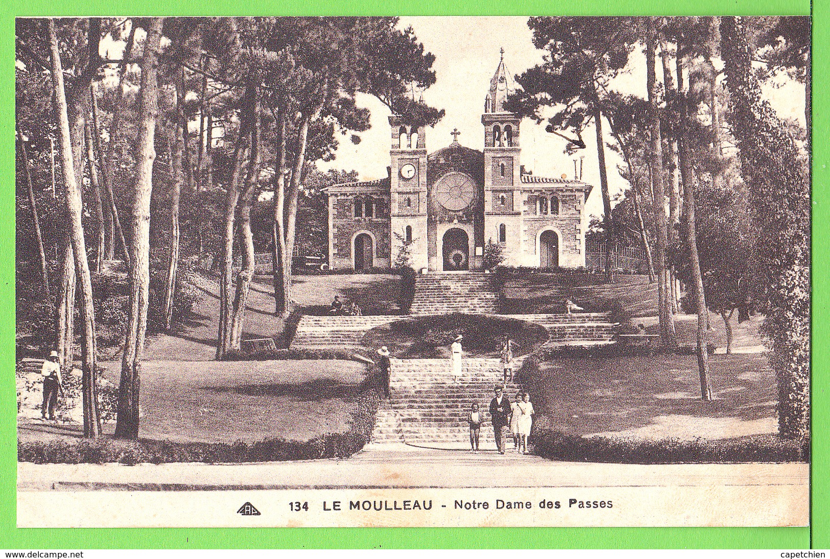 ARCACHON / LE MOULLEAU / NOTRE DAME DES PASSES .... Carte Vierge - Arcachon