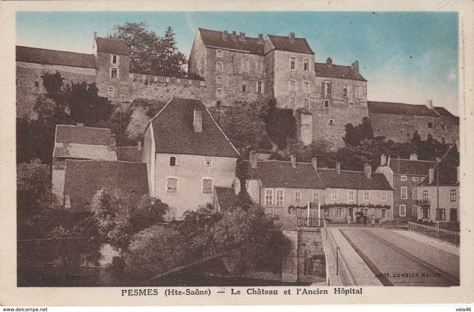 PESMES   70  HAUTE SAONE   CPSM    LE CHATEAU ET L'ANCIEN HOPITAL - Pesmes