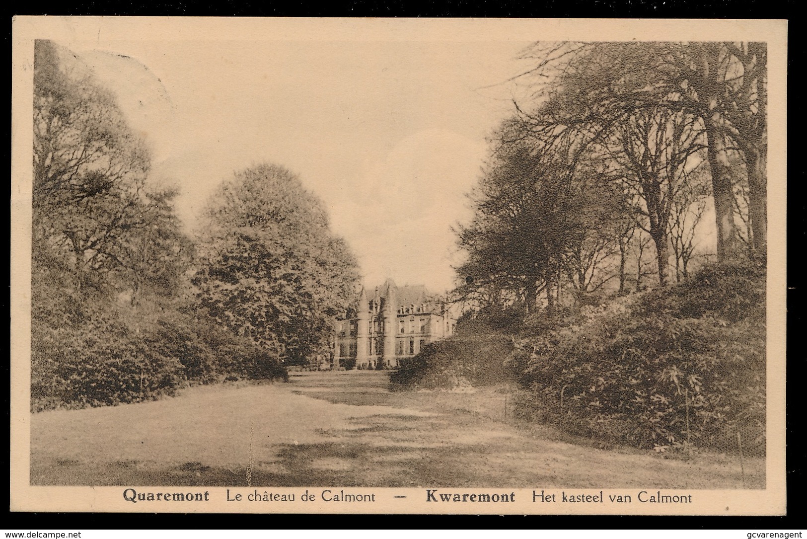 KWAREMONT  HET KASTEEL VAN CALMONT - Kluisbergen