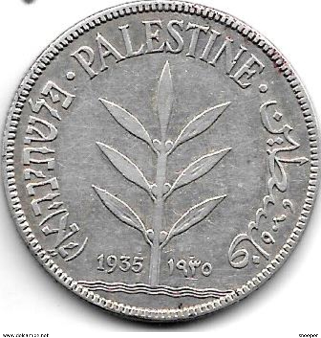 *palestina 100 Mils 1935 Km 7   Vf+ - Autres – Asie