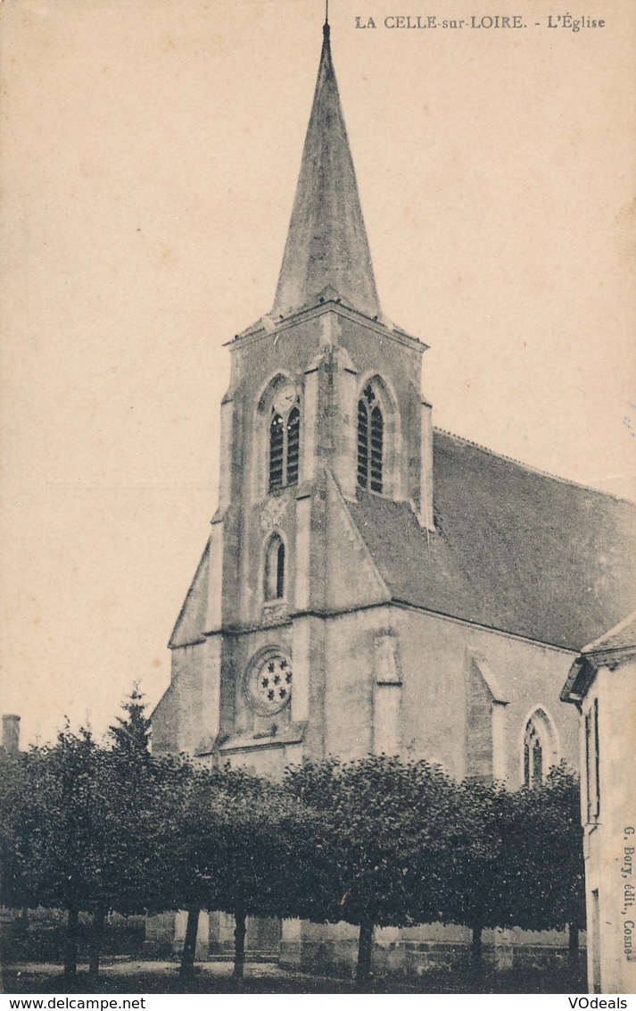 CPA - France - (58) Nièvre - Celle-sur-Loire - L'Eglise - Autres & Non Classés