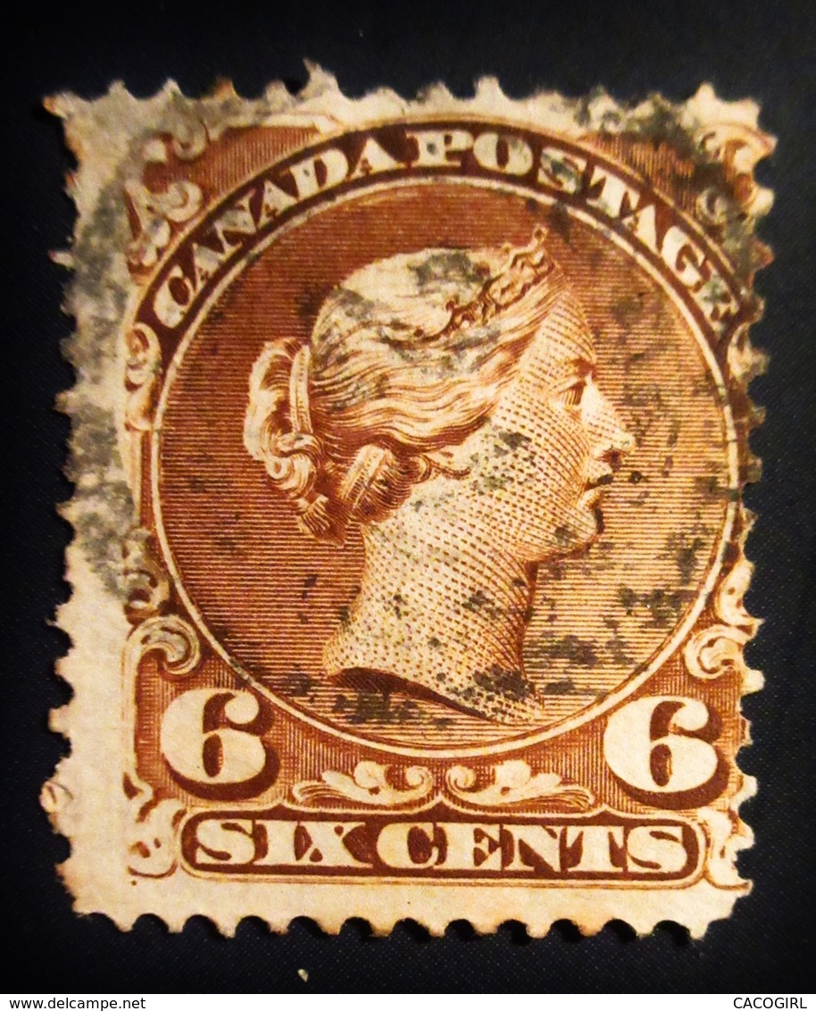 1870 Canada  Queen Victoria  7 Timbres 7 Scans . Oblitérés - Oblitérés