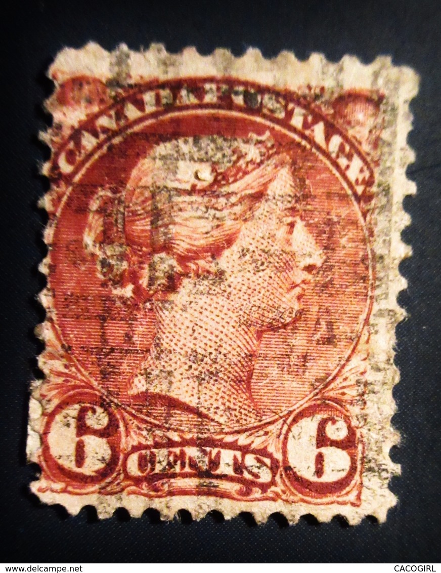 1870 Canada  Queen Victoria  7 Timbres 7 Scans . Oblitérés - Oblitérés