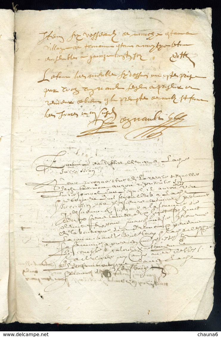 1655 Sous Louis XIV, Manuscrit 12 Pages écrites, à Déterminer - Manuscrits