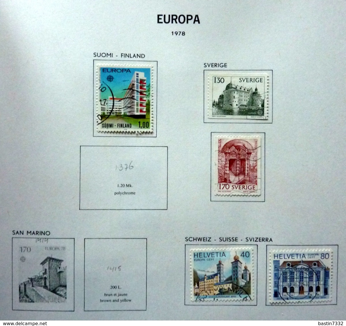 Europe Collection In Davo Album(2) - Collections (en Albums)