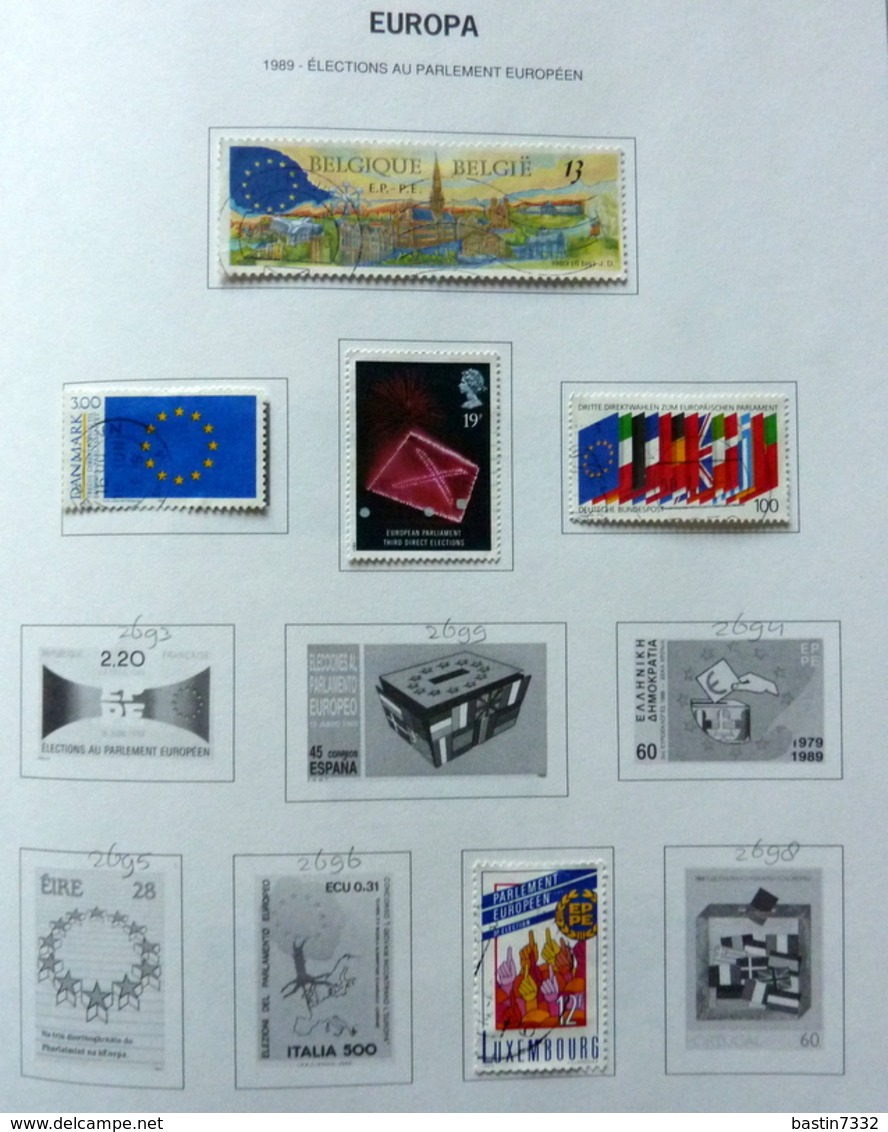 Europe collection in Davo album(2)