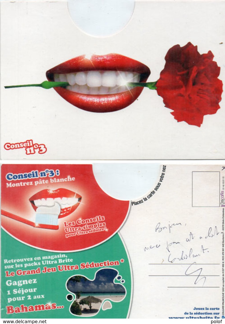 Dentifrice - "Ultrabrite"  Les Conseils .  (110647) - Publicités