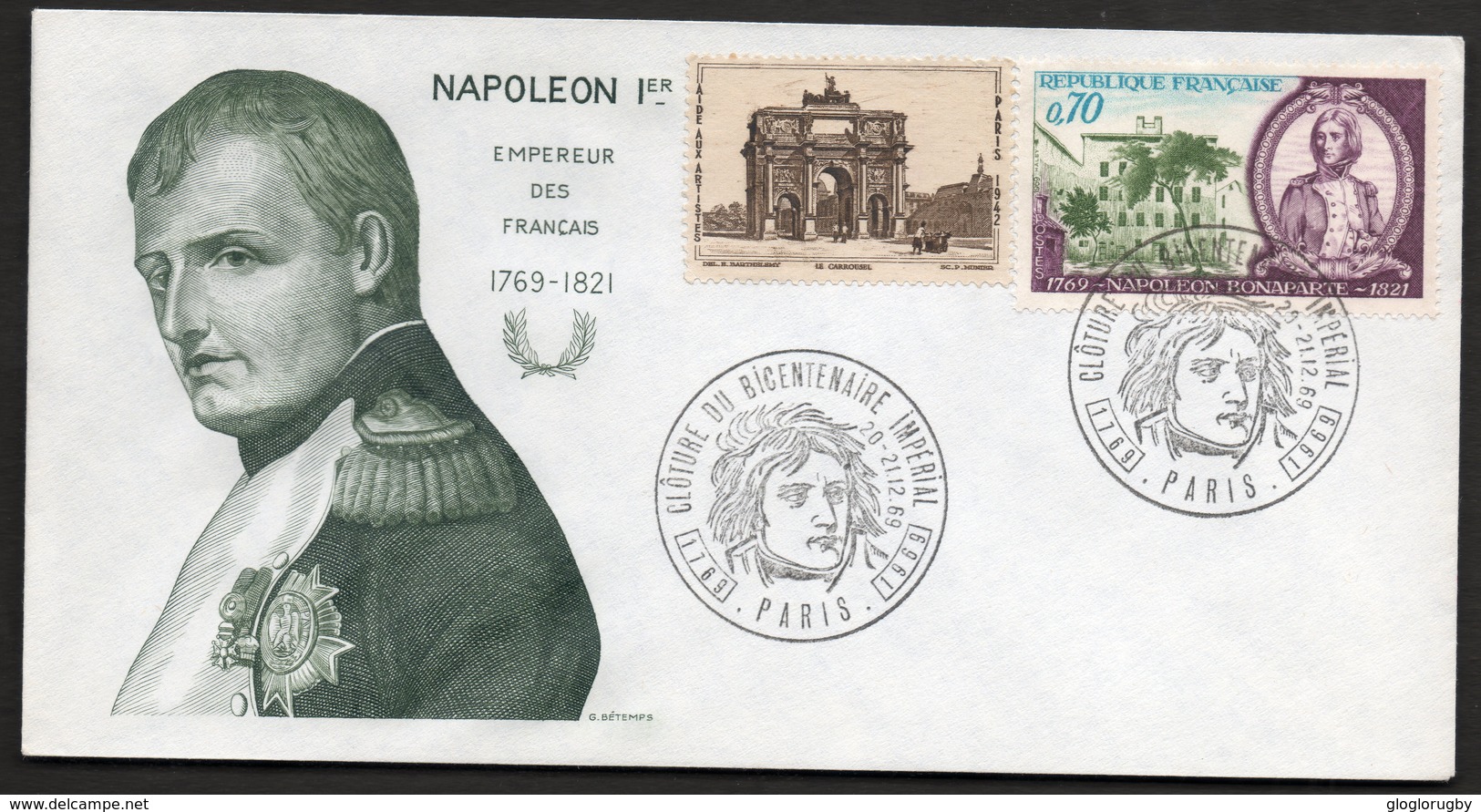 Fdc  NAPOLEON PREMIER EMPEREUR DES FRANCAIS - Napoléon