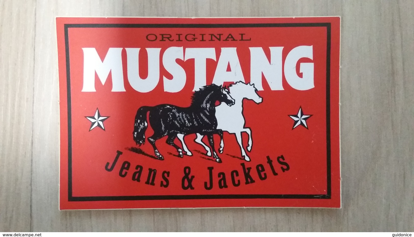 Aufkleber Für Eine Kleidungsmarke (MUSTANG) - Stickers