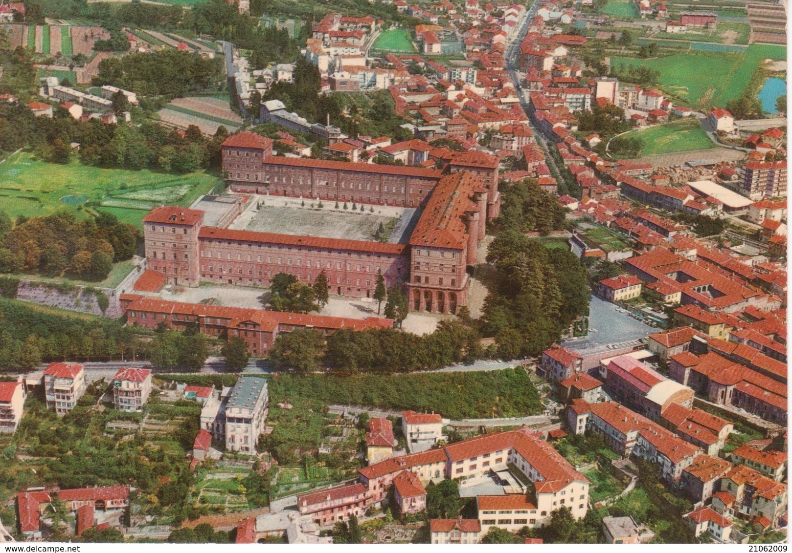 MONCALIERI - PANORAMA AEREO - CASTELLO - VIAGGIATA - Otros & Sin Clasificación