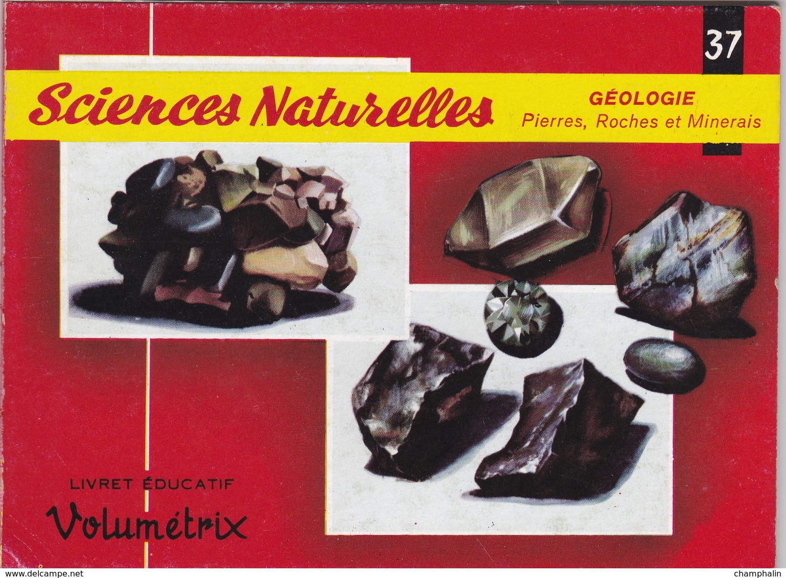 Livret éducatif Volumétrix - N°37 - Sciences Naturelles II - Géologie - Pierres, Roches Et Minerais - Learning Cards