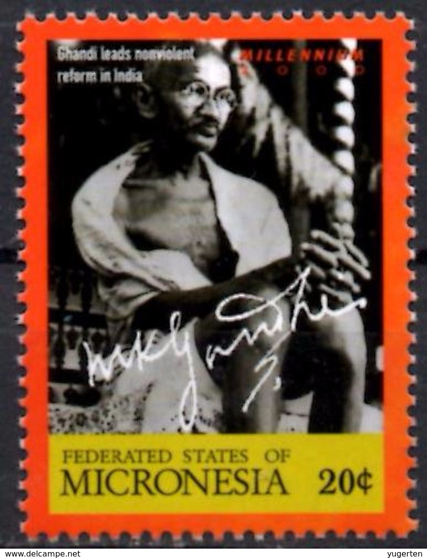 MICRONESIA MNH** - Neuf Mint - Mahatma Ghandi - Gandhi - India - Celebrities Non Violence - Mahatma Gandhi