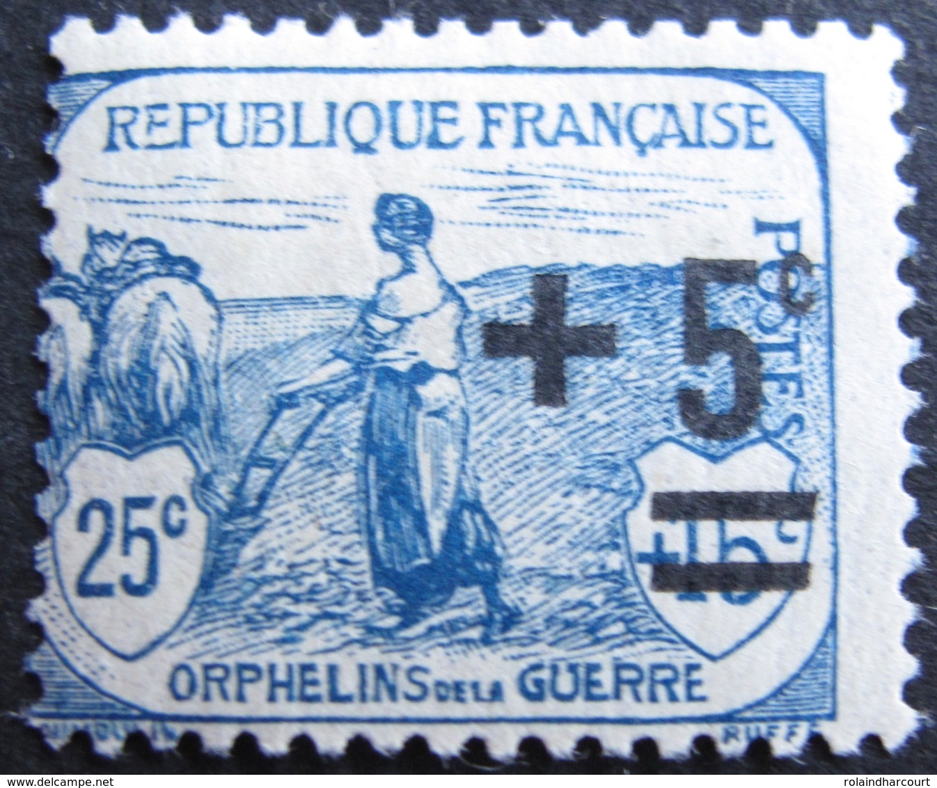 R1606/80 - 1922 - AU PROFIT DES ORPHELINS DE LA GUERRE - N°165 NEUF* - Neufs