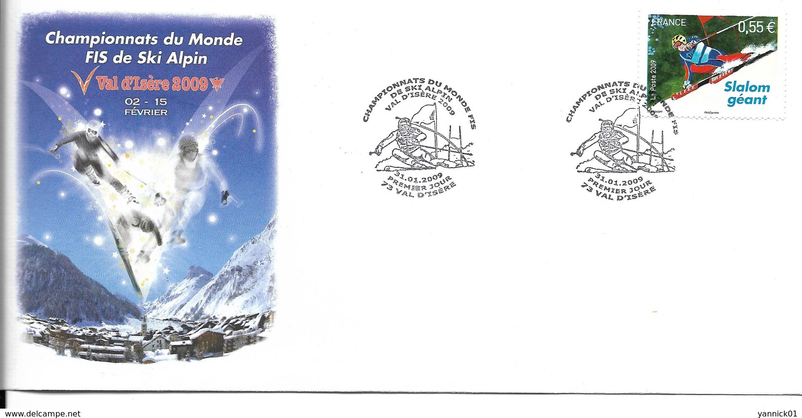 SKI ALPIN - CHAMPIONNAT DU MONDE - WORLD CHAMPIONSHIP ALPINE SKIING - VAL D'ISERE 2009 FRANCE - Ski