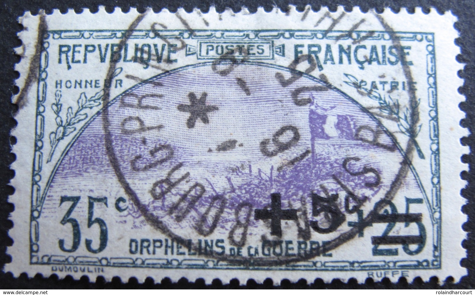 R1606/81 - 1922 - AU PROFIT DES ORPHELINS DE LA GUERRE - N°166 ☉ - Cote : 16,50 € - Used Stamps