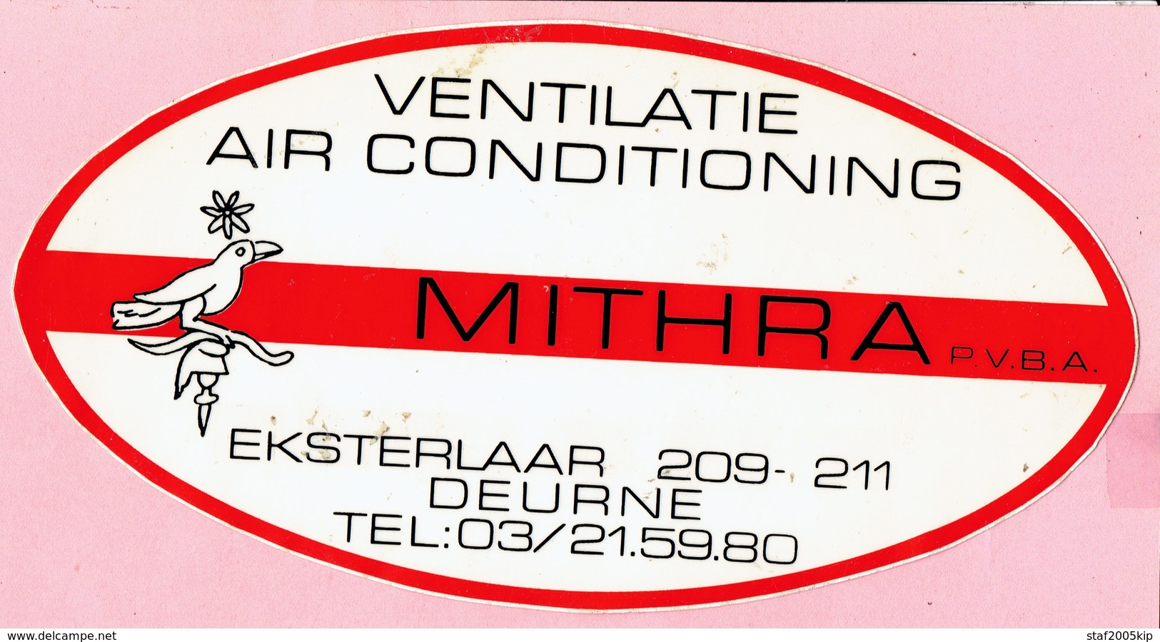 Sticker - Ventilatie Air Conditioning - MITHRA - Eksterlaar DEURNE - Stickers