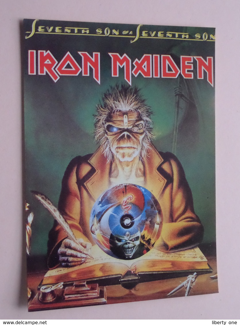 IRON MAIDEN Seventh Son Of A Seventh Son ( 1028 - Made In E.E.C. ) Anno 19?? ( See/zie/voir Photo ) ! - Chanteurs & Musiciens