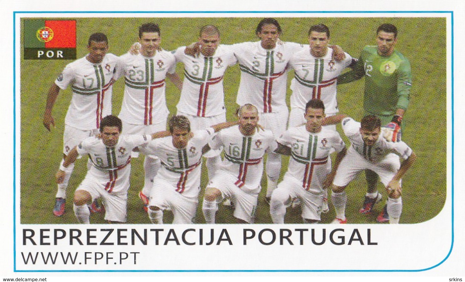 Card (no Sticker)  National Team Portugal  Brazil FIFA 2014 Bosnia Edition Football WC World Cup - Altri & Non Classificati