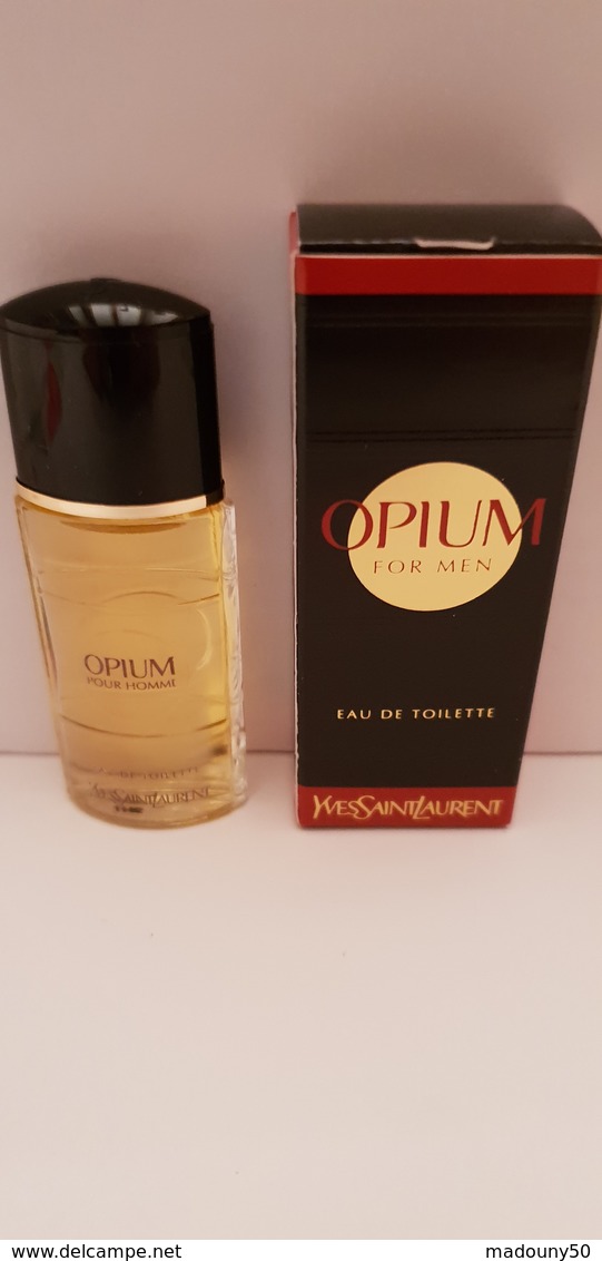 MINIATURE PARFUM  YVES SAINT LAURENT OPIUM POUR HOMME EDT 7,5ml - Miniatures Hommes (avec Boite)