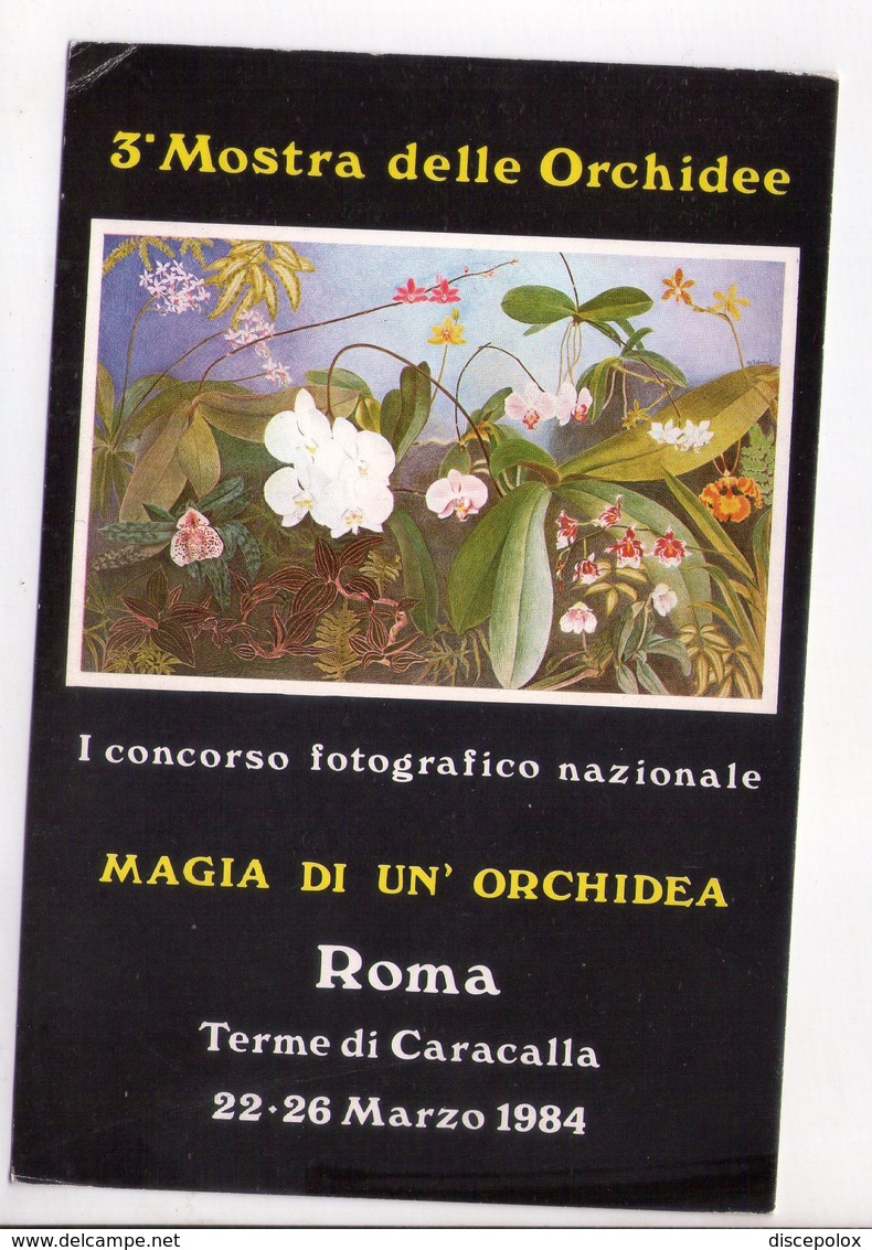 U4239 Mostra / Esposizione MAGIA DI UN ORCHIDEA - ASSOCIAZIONE LAZIALE ORCHIDEA - Fiori Fleurs Flores Flowers - Expositions