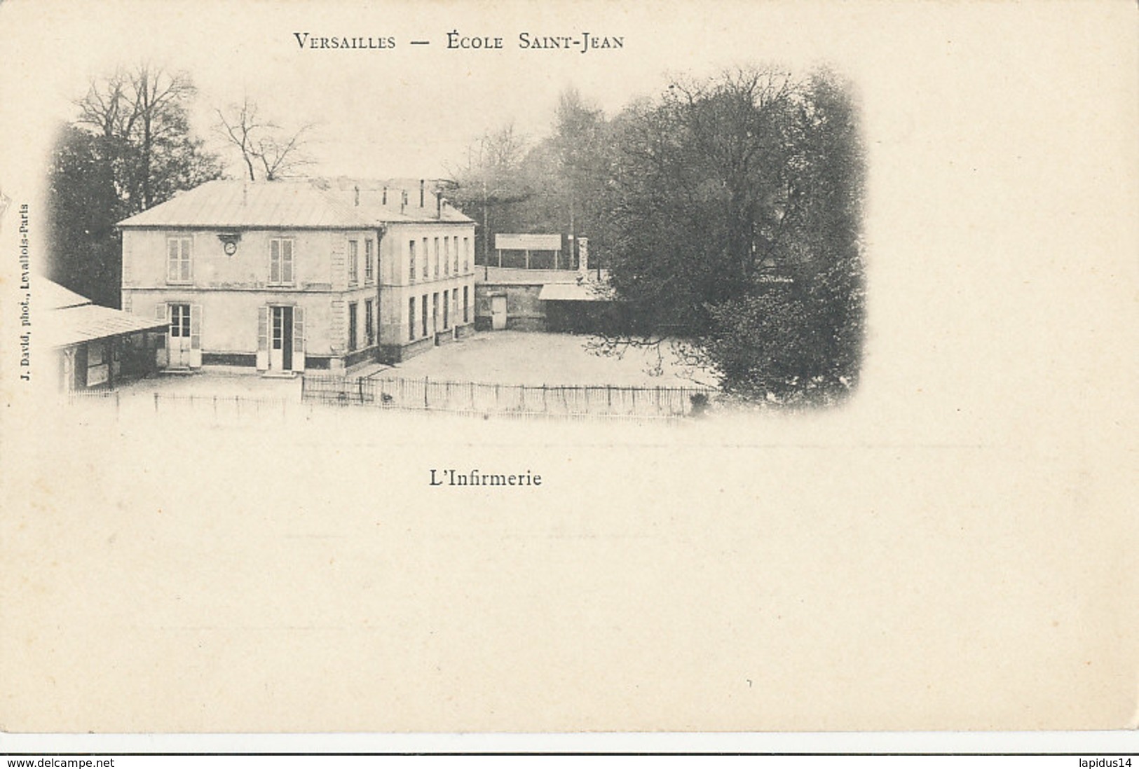 AL 987 / CPA  VERSAILLES   (78)   ECOLE SAINT JEAN - L'INFIRMERIE - Versailles