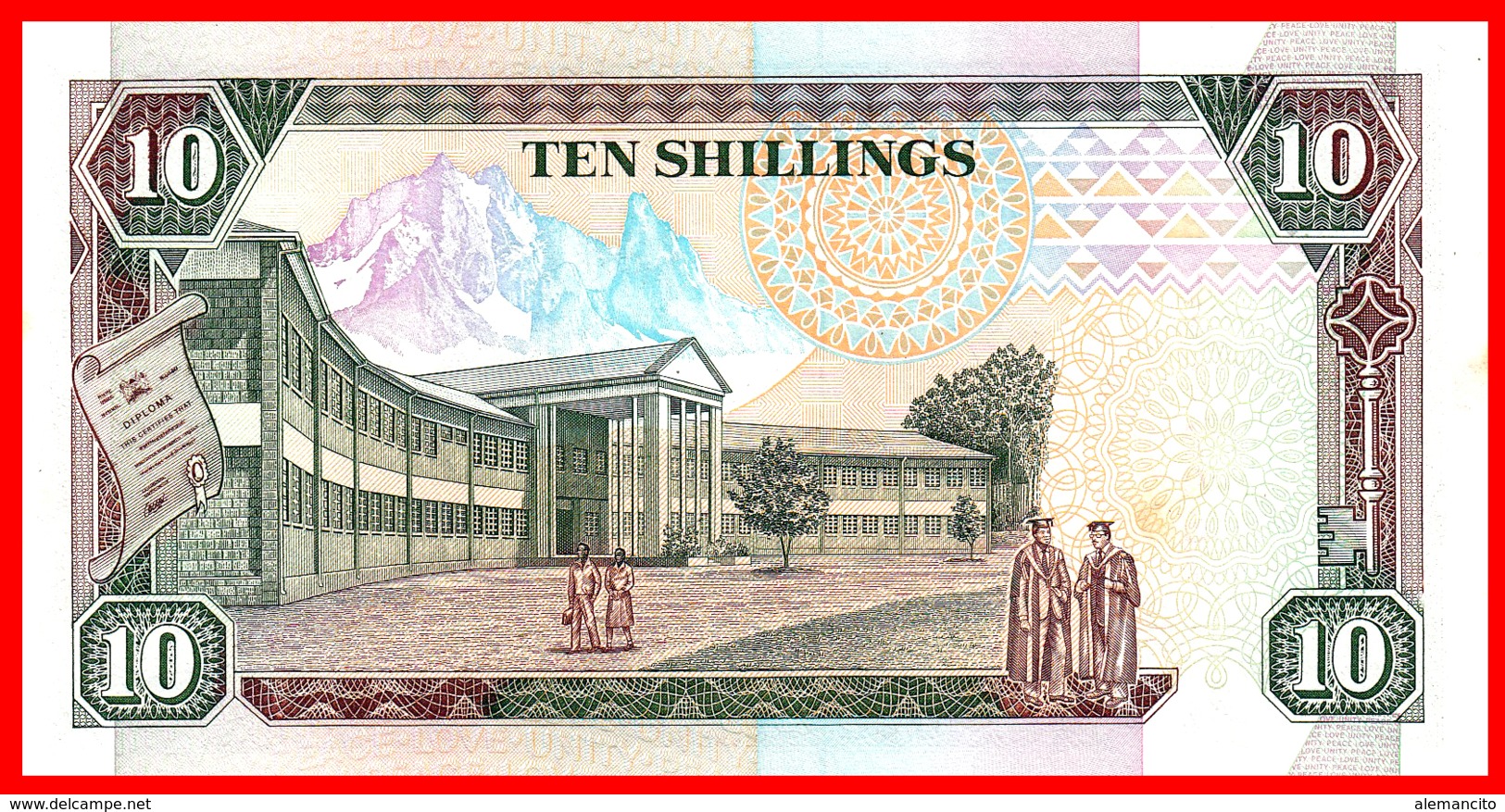 KENYA 10 SHILLINGS 1.994 PIK 24f EBC - Kenia