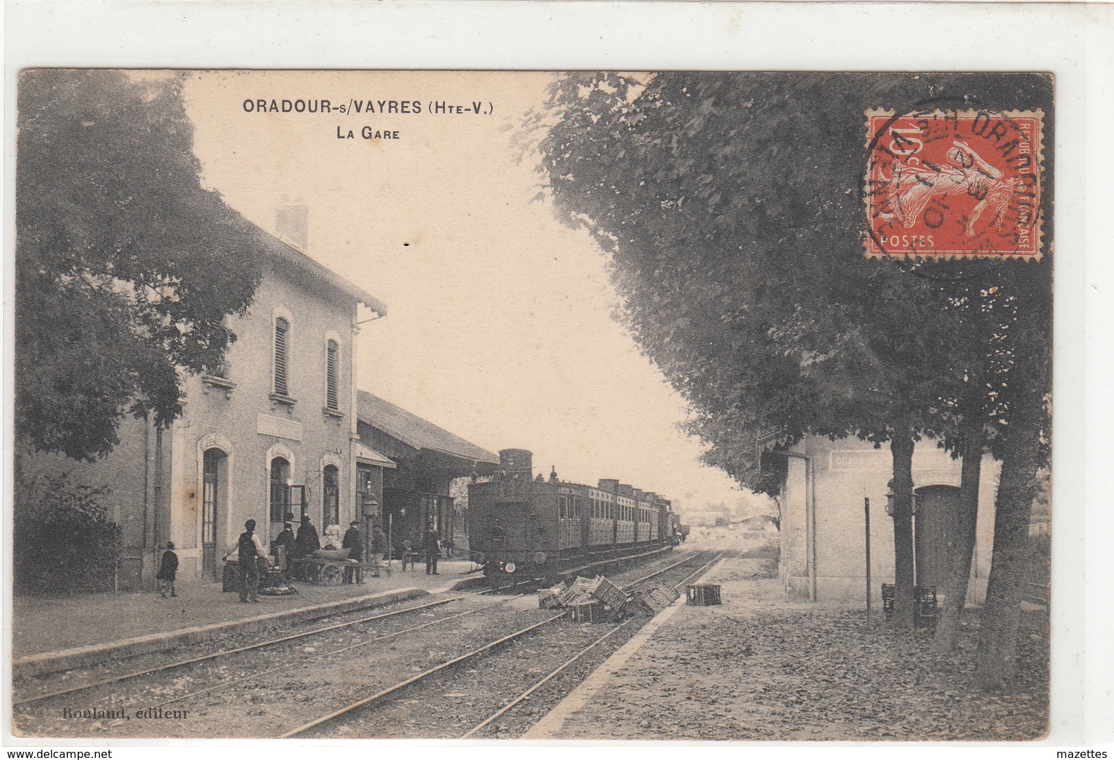 87 ORADOUR SUR VAYRES  LA GARE - Oradour Sur Vayres