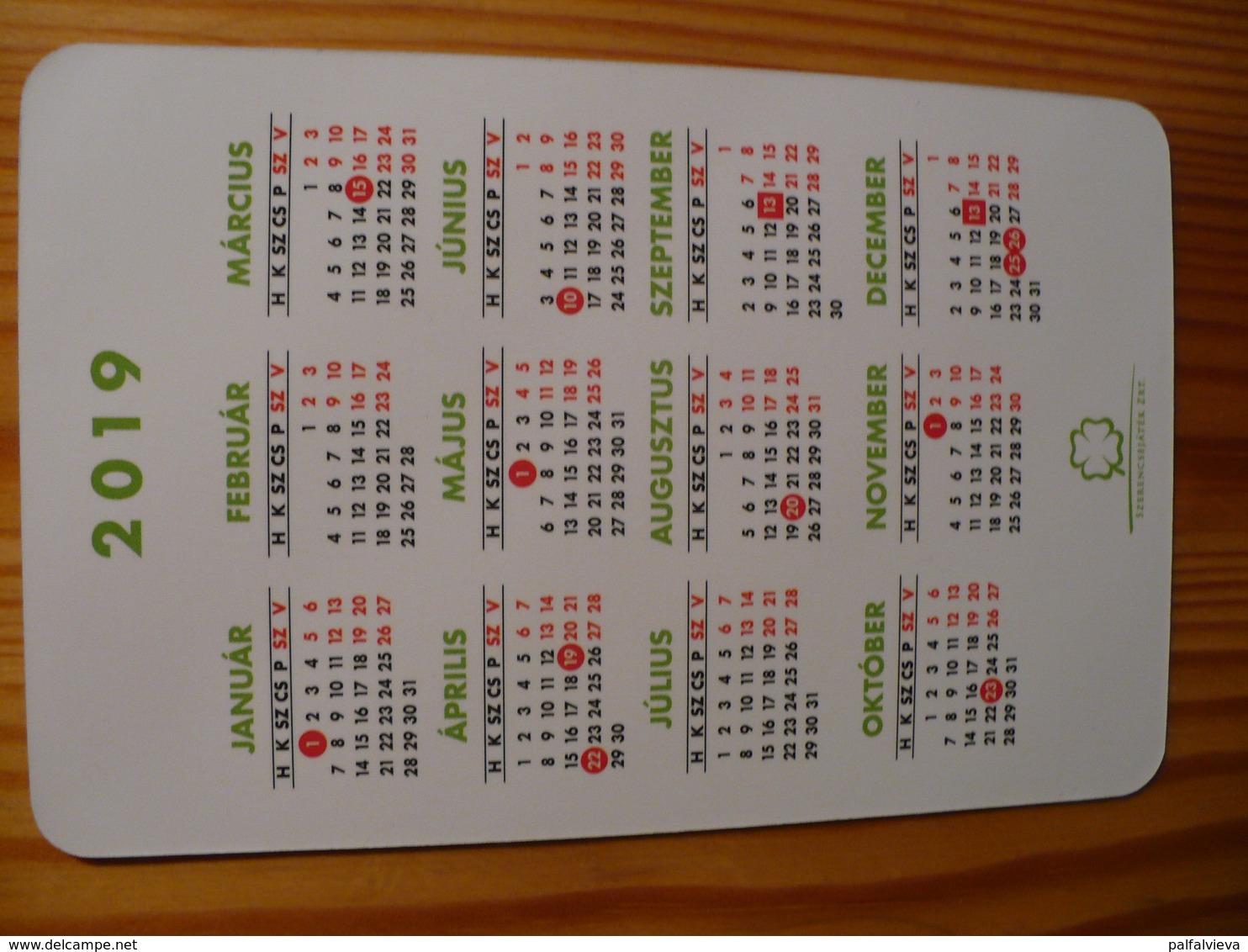 Pocket Calendar, Hungary - Lottery - Formato Piccolo : 2001-...