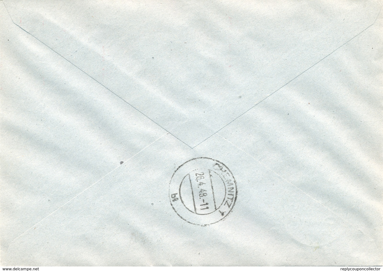 TAILFINGEN  - 1948 , R-Brief  Freistempel Und Briefmarke - Nach Chemnitz - Altri & Non Classificati