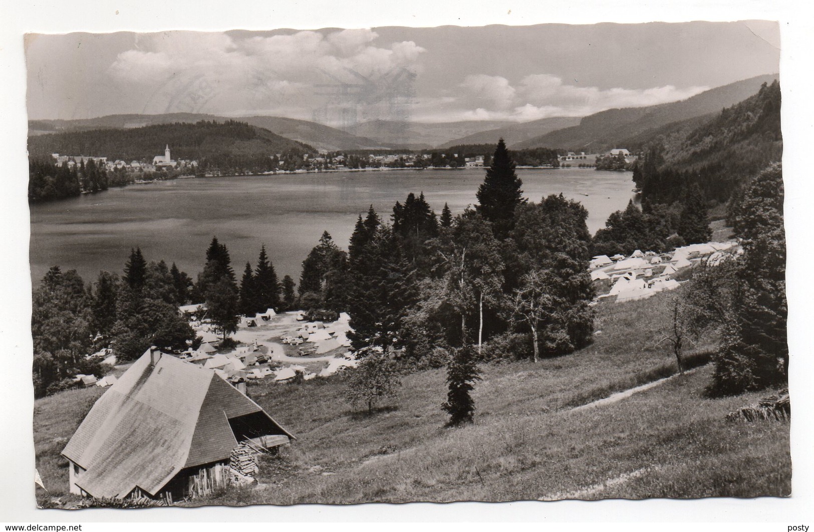 CPSM - TITISEE-NEUSTADT - SCHWARZWALD - CAMPING SANDBANK - N/b - 1951 - - Titisee-Neustadt