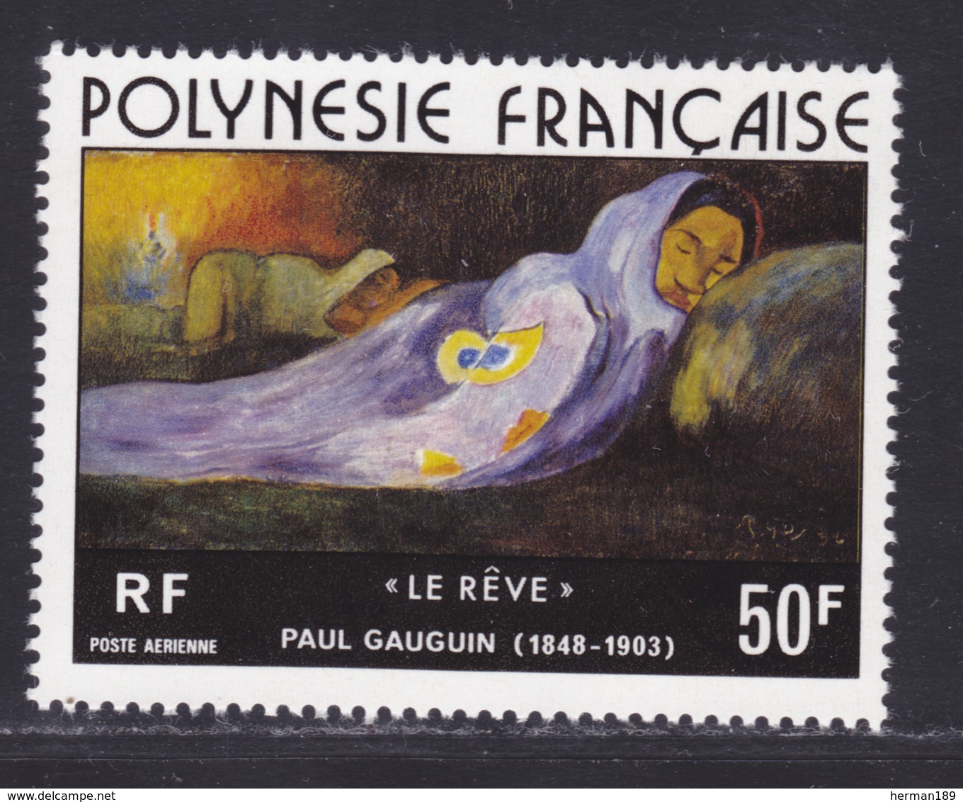 POLYNESIE AERIENS N°  113 ** MNH Neuf Sans Charnière, TB (D7855) Tableau De Gauguin - 1976 - Neufs