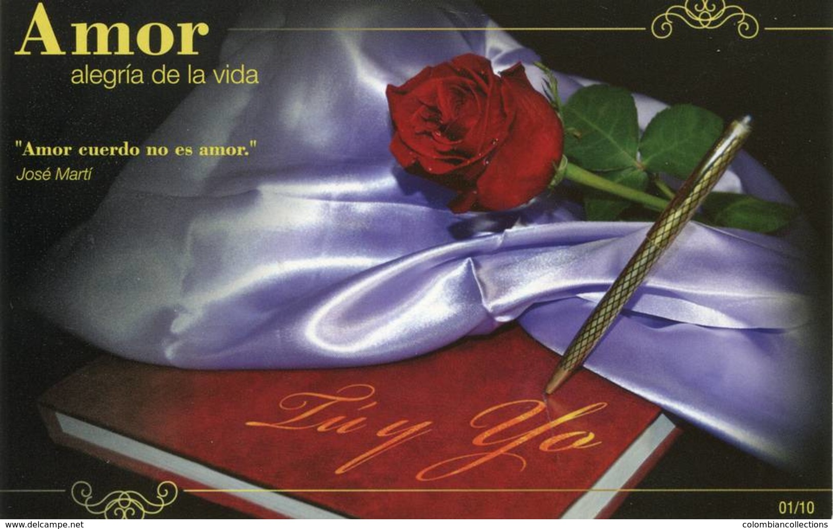 Lote PEP1151, Cuba, Entero Postal Stationery, Amor, Alegria De La Vida, 1-10, Love - Cartes-maximum