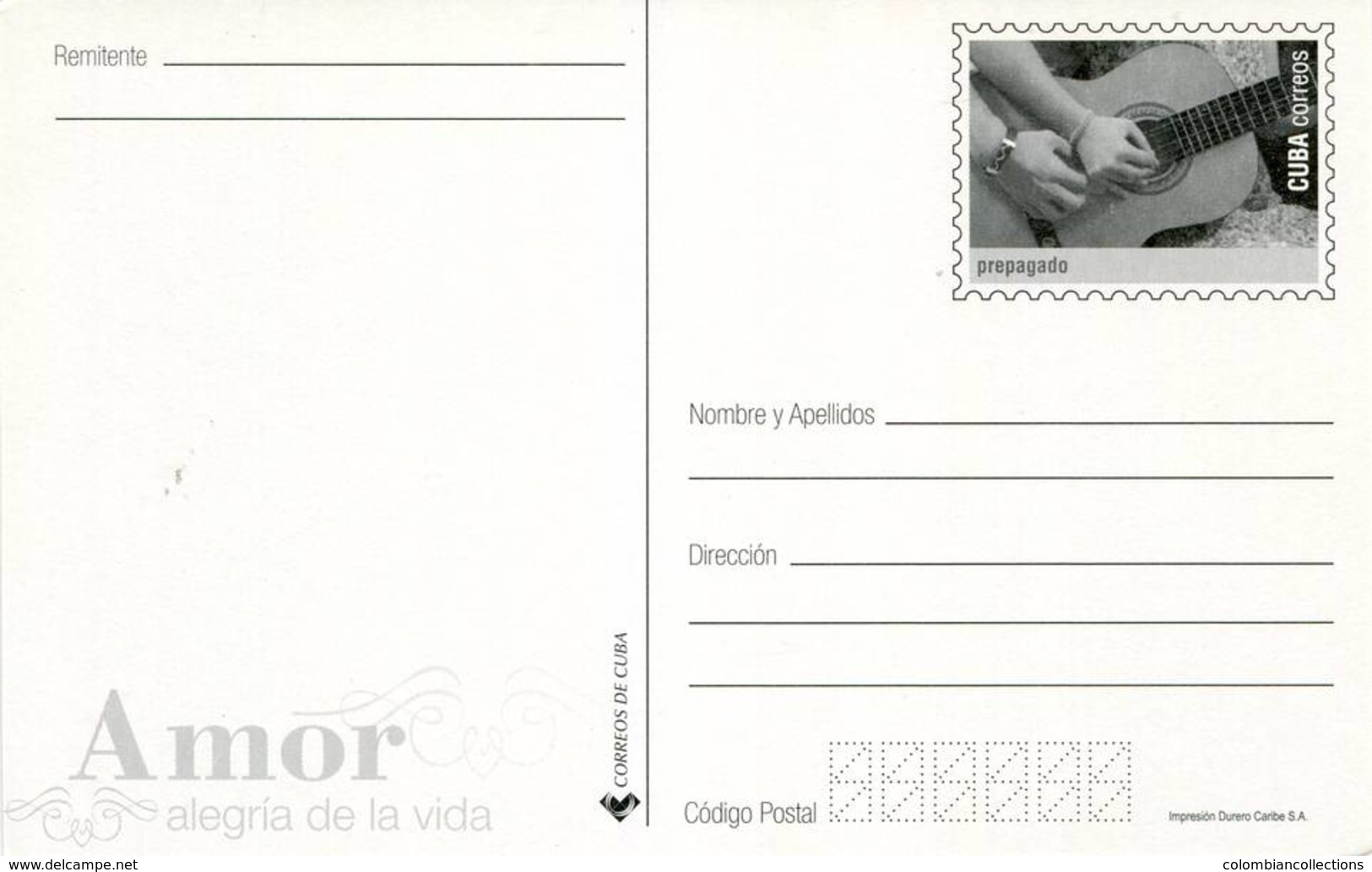 Lote PEP1158, Cuba, Entero Postal Stationery, Amor, Alegria De La Vida, 8-10, Love - Cartes-maximum