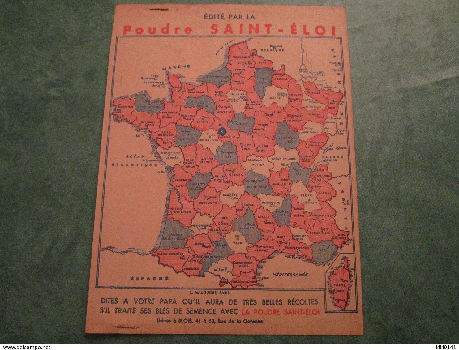 Contre La Carie Du Blé - La Poudre St. ELOI - La Laitière Et Le Pot Au Lait - Protège-cahiers