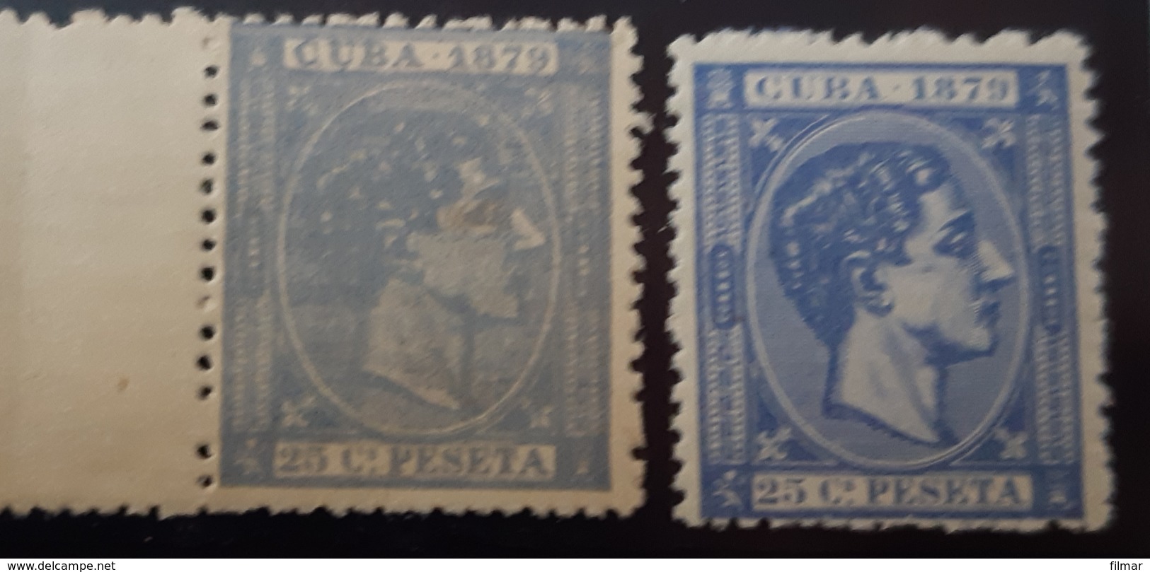 Cuba N53**sin (impresión Fina - Cuba (1874-1898)