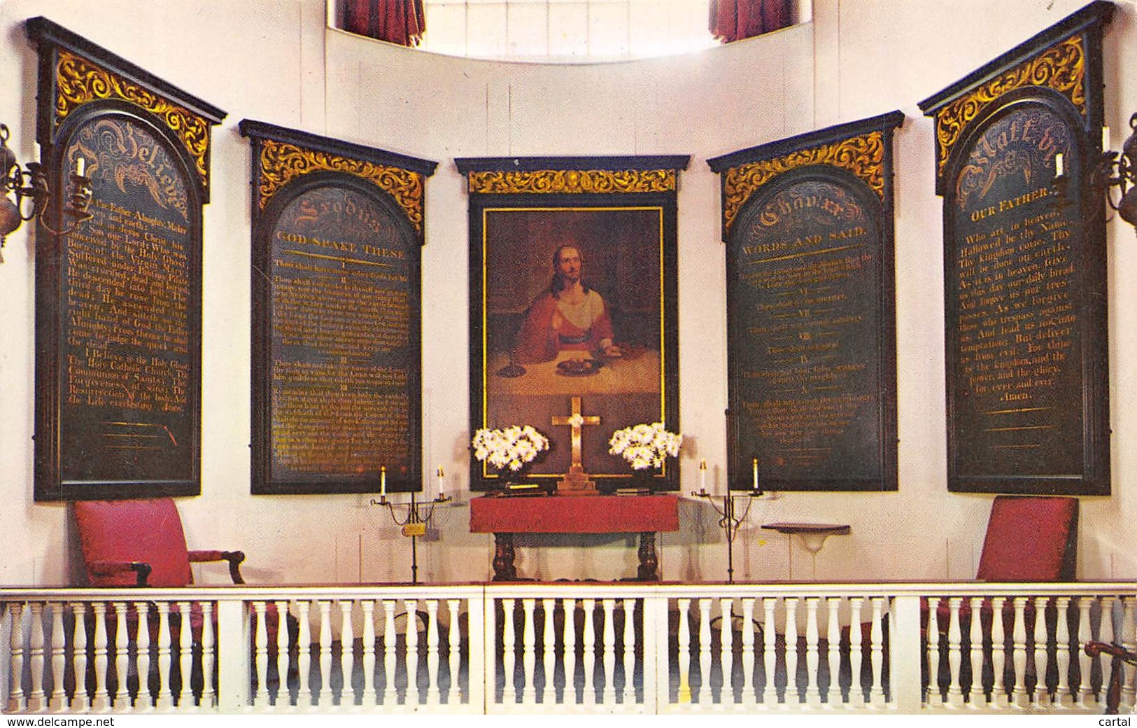 BOSTON - Chancel Of "Oln North Church" Of Paul Revere Fame, Salem Street - Boston