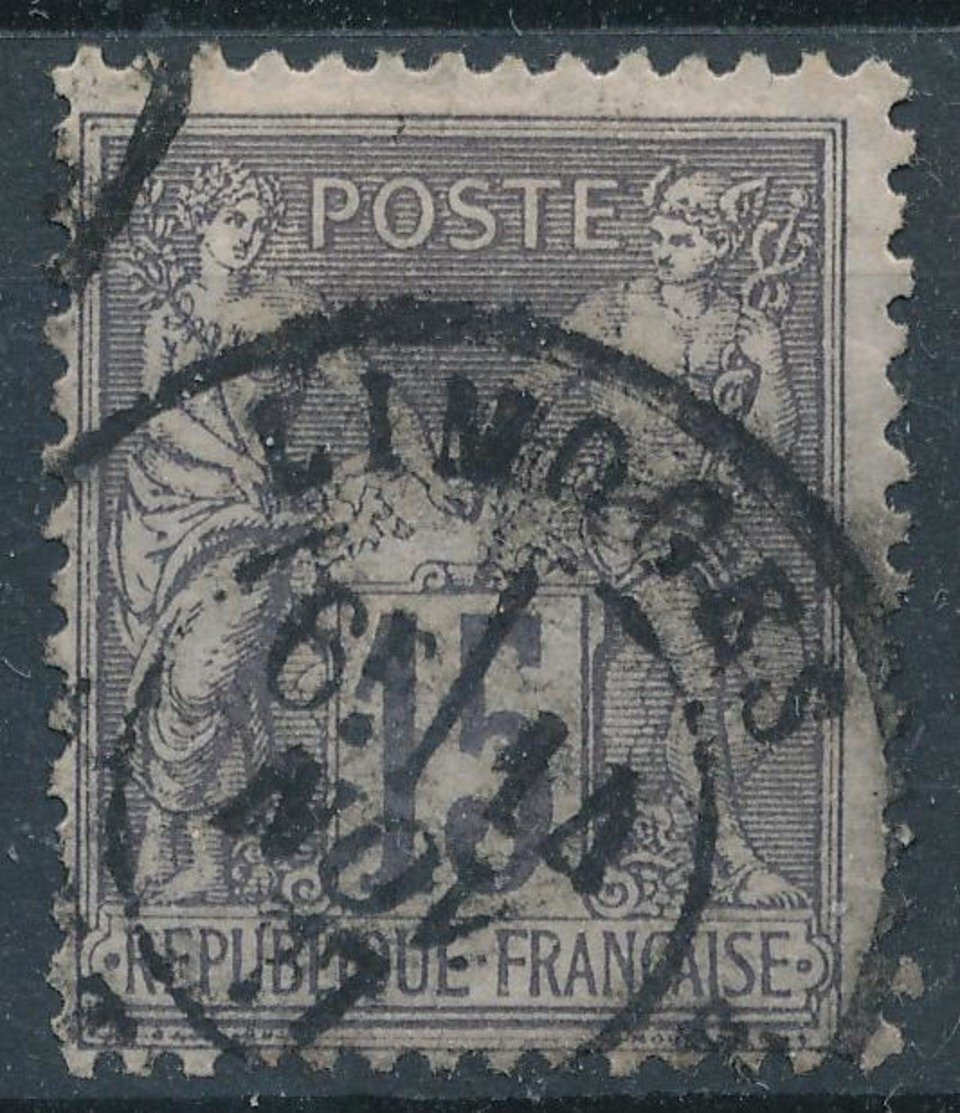 N°66  BEAU CACHET A DATE - 1876-1878 Sage (Type I)