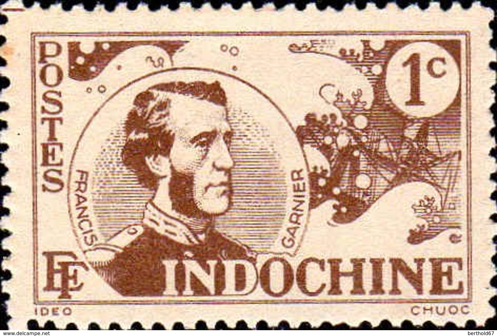 Indochine Poste N* Yv:262 Mi:303 Francis Garnier (Trace De Charnière) Non Gommé - Neufs