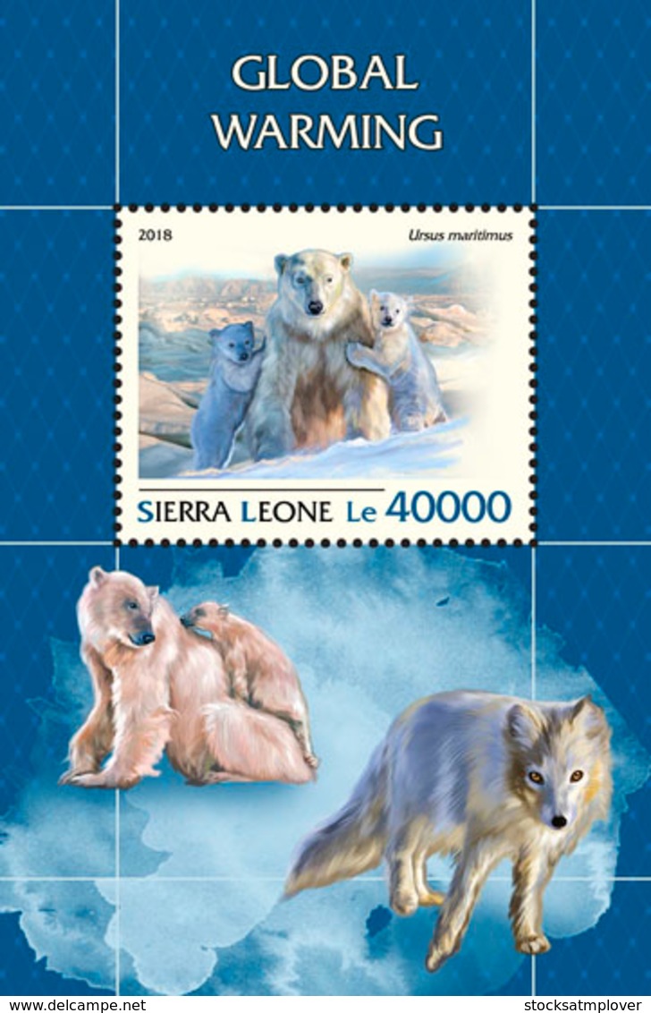 Sierra Leone  2018  Global Warming Fauna  S201811 - Sierra Leone (1961-...)