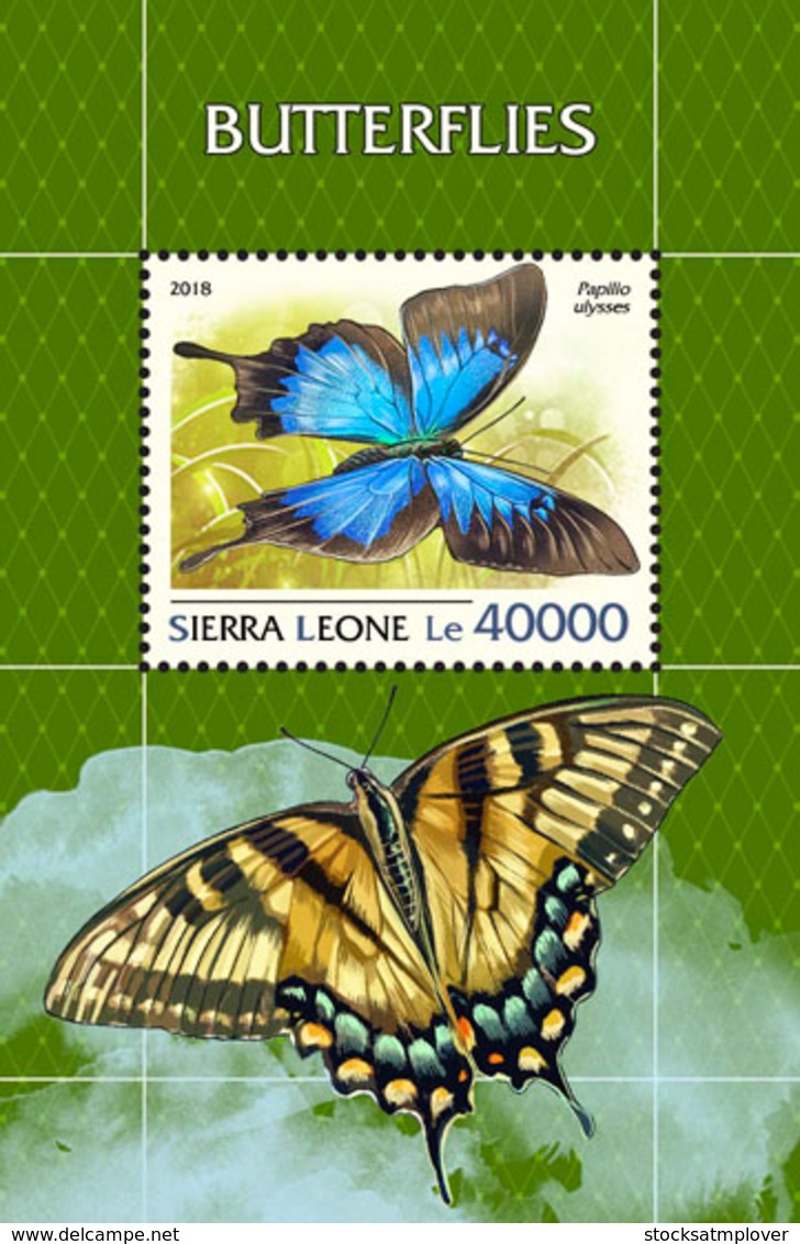 Sierra Leone  2018  Butterflies Fauna  S201811 - Sierra Leone (1961-...)