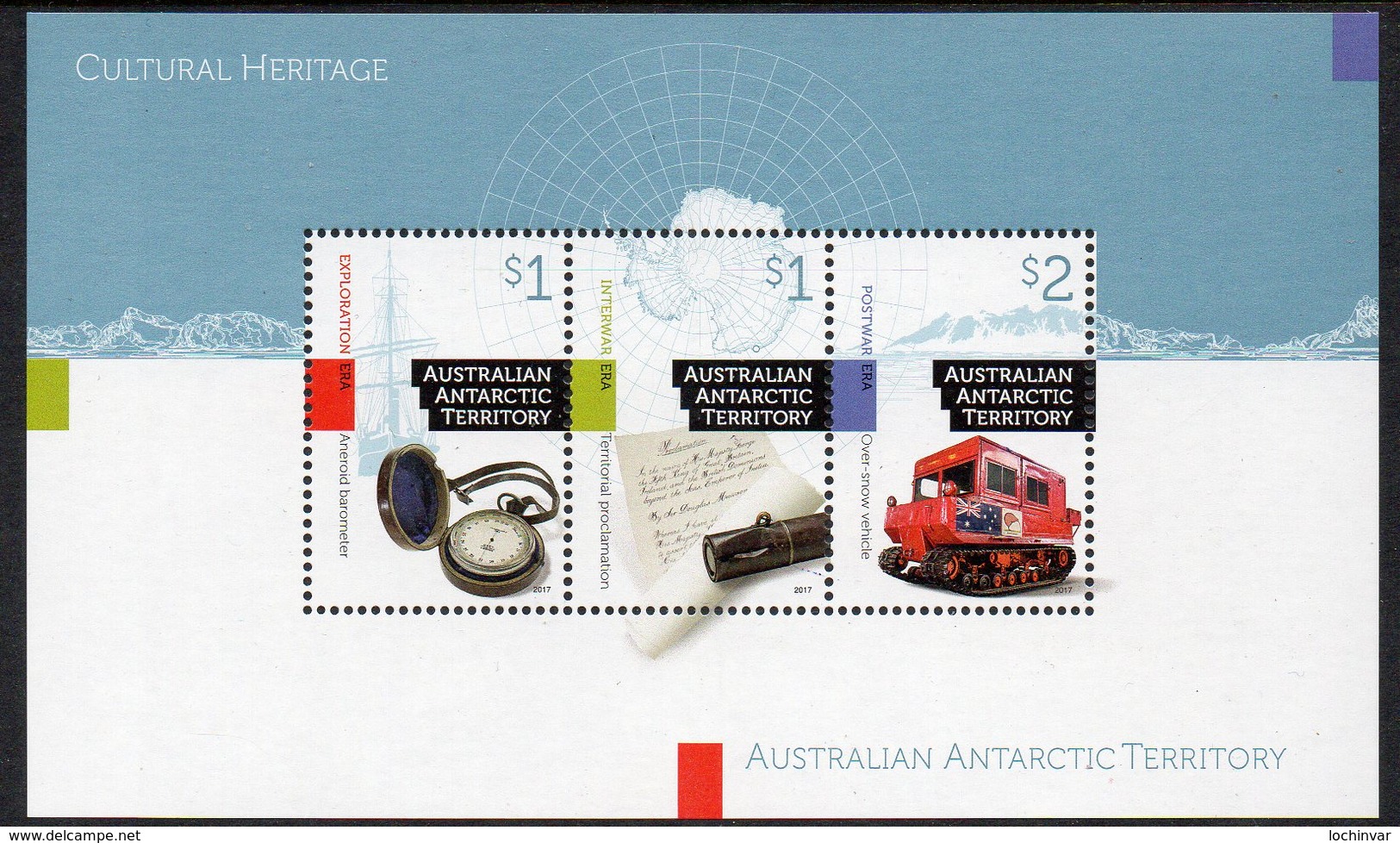 AAT, 2017 CULTURAL HERITAGE MINISHEET MNH - Unused Stamps