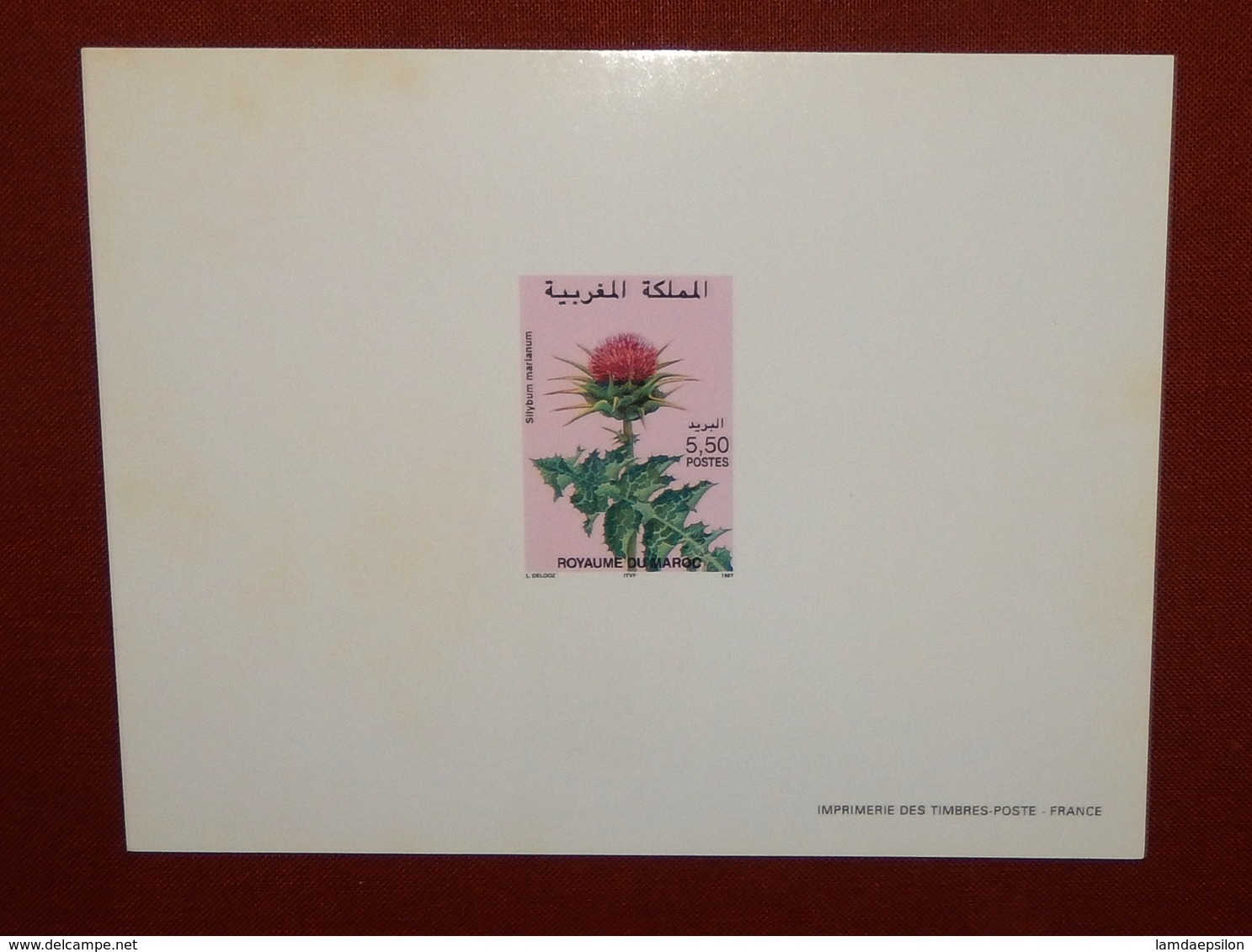 MAROKKO MOROCCO MARRUECOS  MAROC FLOWERS FLEURS EPREUVE DE LUXE ( DELUXE PROOF ) 1997 - Maroc (1956-...)