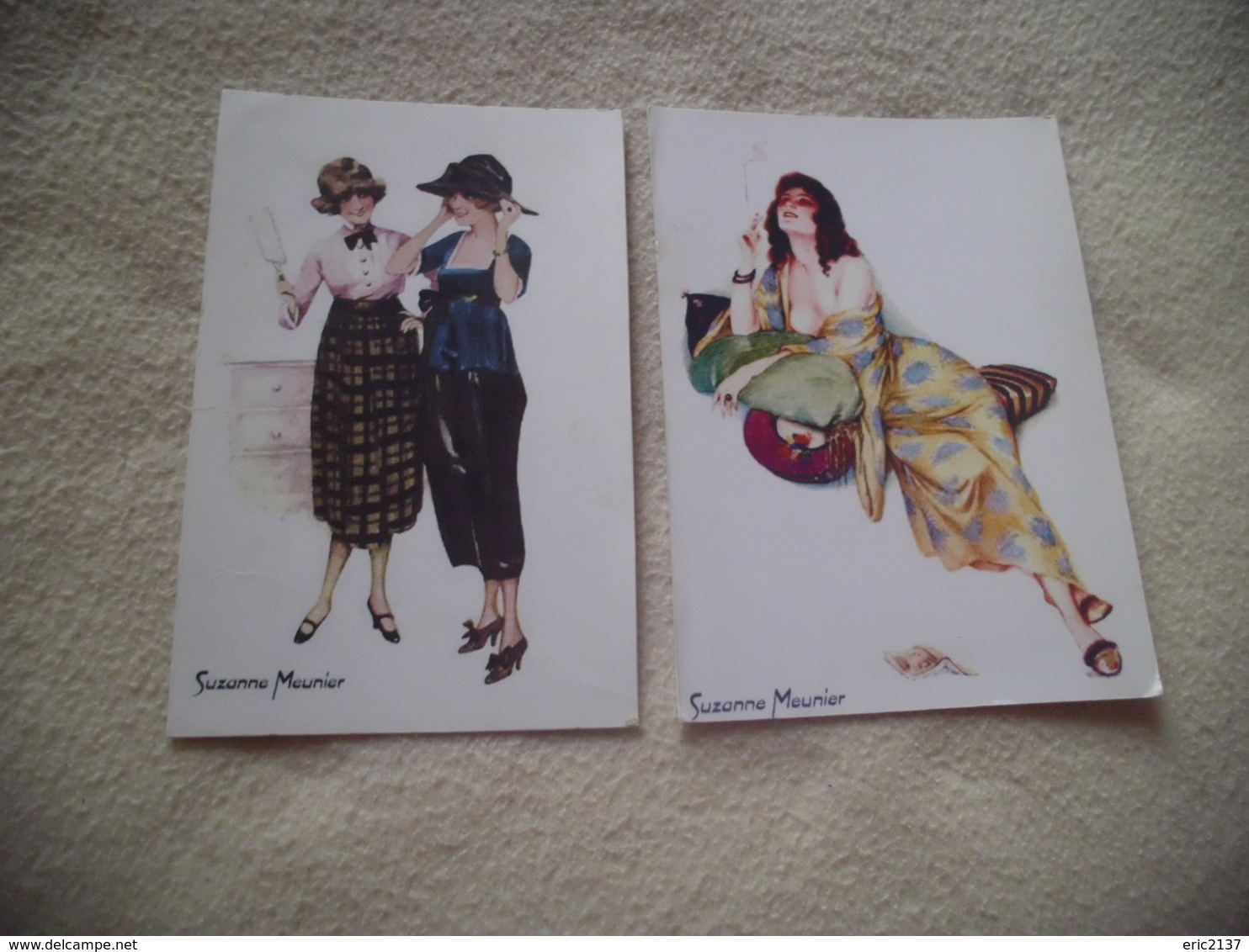 2 ILLUSTRATIONS...REPRODUCTIONS ??... ..JEUNES FEMMES - Meunier, S.