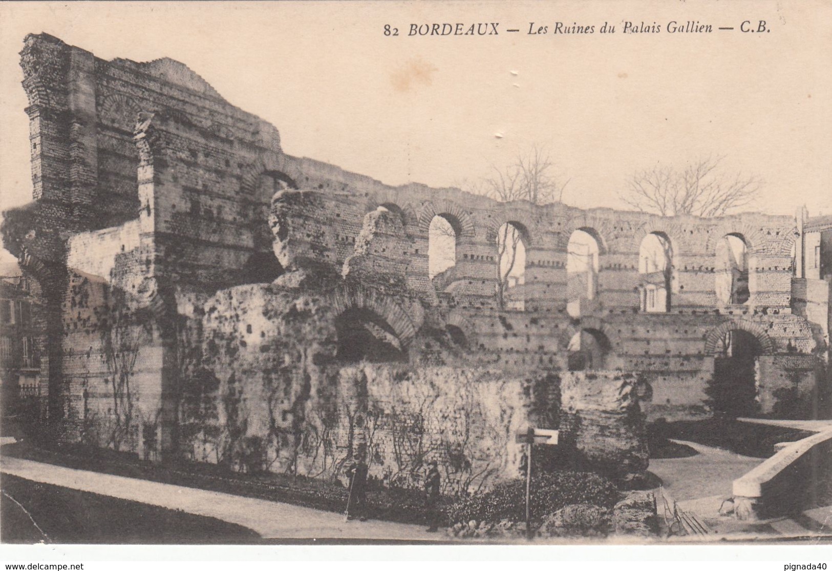 Cp , 33 , BORDEAUX , Les Ruines Du Palais Gallien - Bordeaux