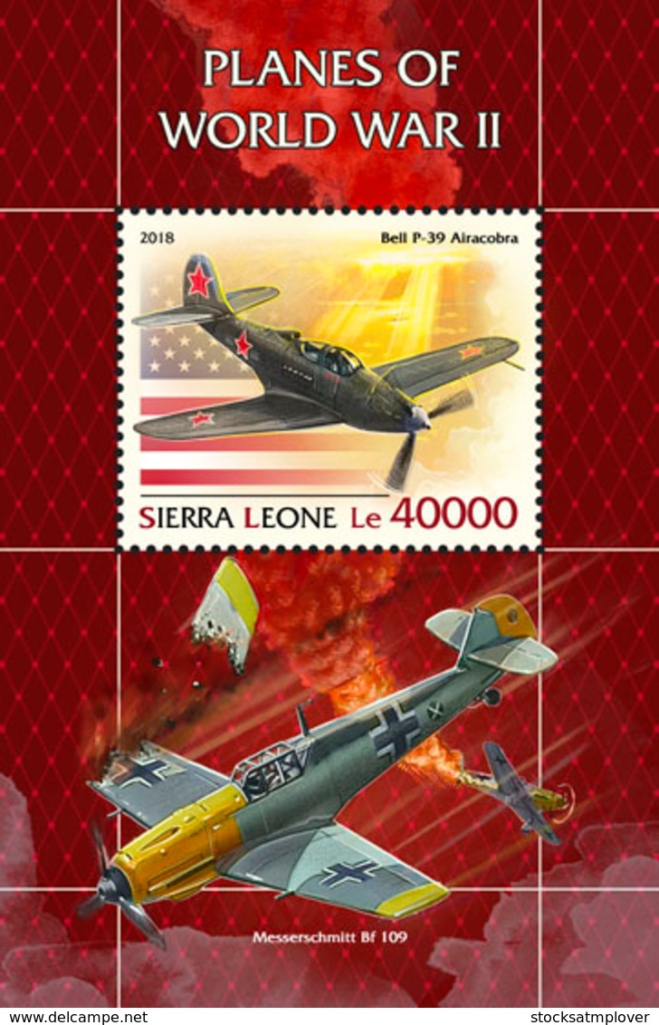 Sierra Leone 2018 Planes Of WWII  S201811 - Sierra Leone (1961-...)