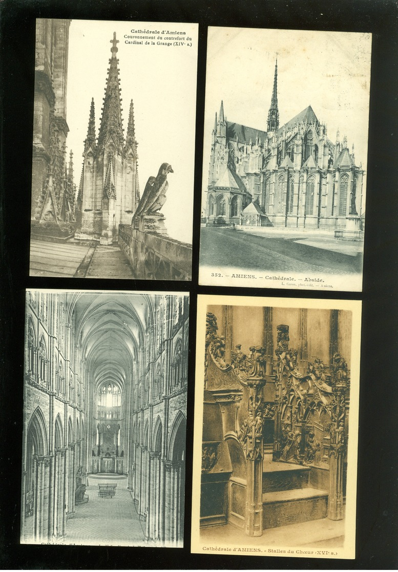 Lot de 60 cartes postales de France  Somme  Amiens   Lot van 60 postkaarten van Frankrijk ( 80 ) - 60 scans