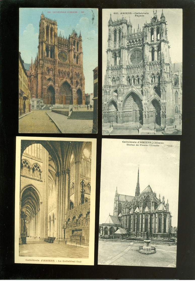 Lot de 60 cartes postales de France  Somme  Amiens   Lot van 60 postkaarten van Frankrijk ( 80 ) - 60 scans