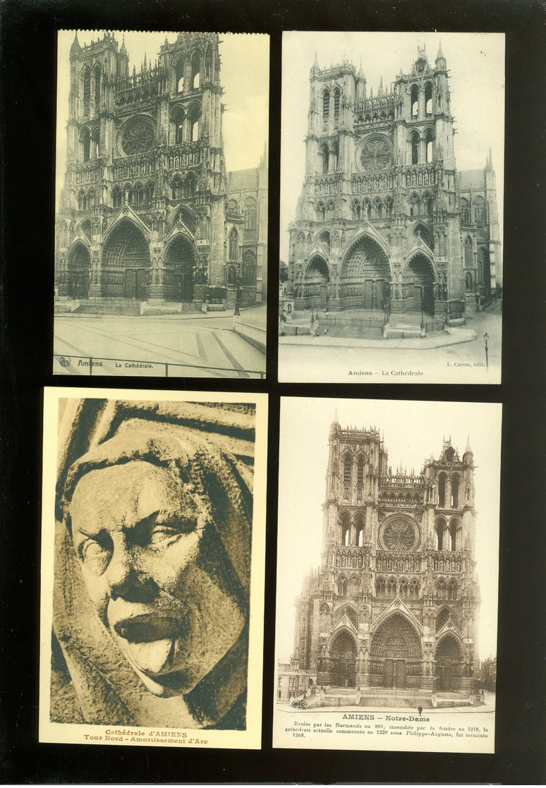 Lot de 60 cartes postales de France  Somme  Amiens   Lot van 60 postkaarten van Frankrijk ( 80 ) - 60 scans