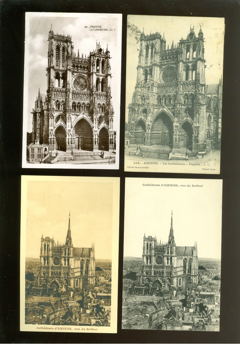 Lot de 60 cartes postales de France  Somme  Amiens   Lot van 60 postkaarten van Frankrijk ( 80 ) - 60 scans