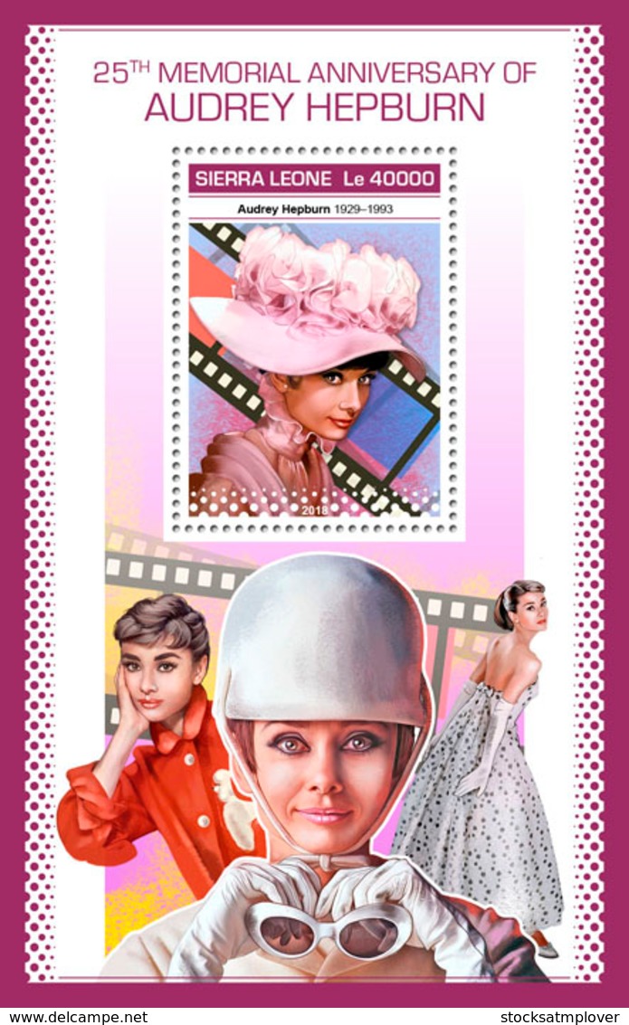 Sierra Leone 2018 Audrey Hepburn  S201811 - Sierra Leone (1961-...)